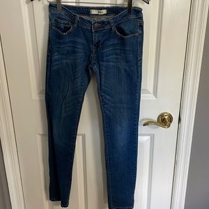 Blue denim skinny jeans size 5. Stretchy and comfortable fabric